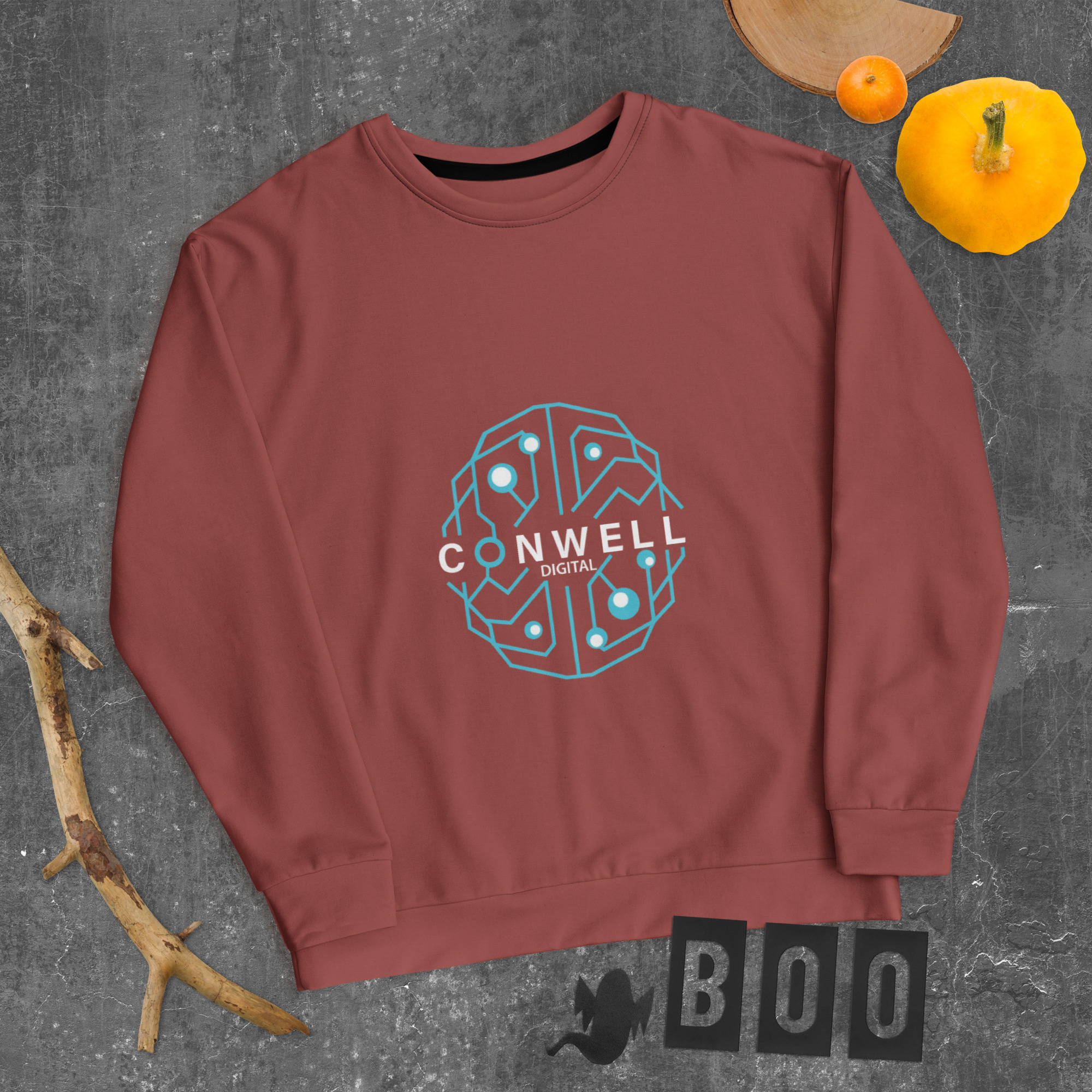 Red Conwell Unisex Sweatshirt - Image 48