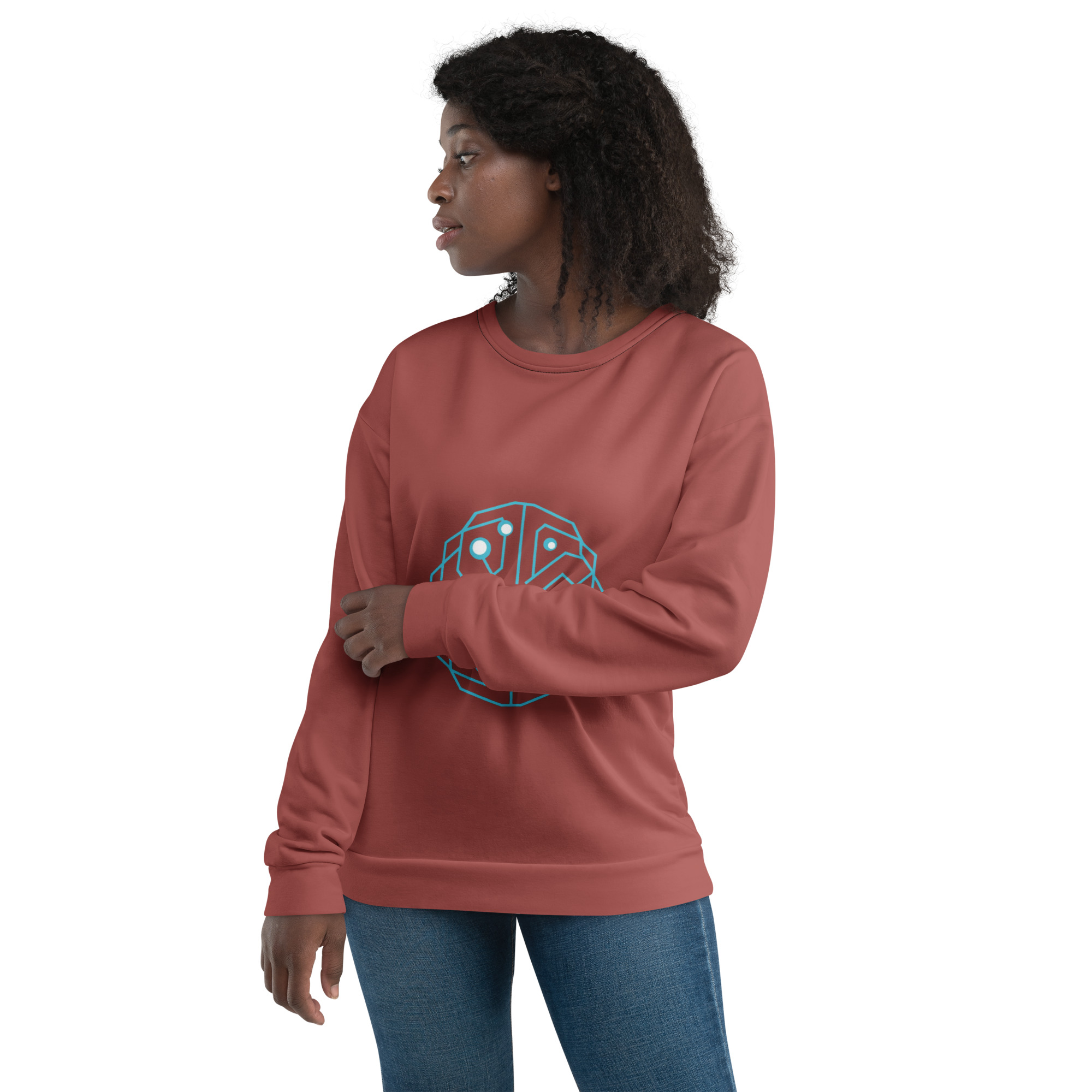 Red Conwell Unisex Sweatshirt - Image 36