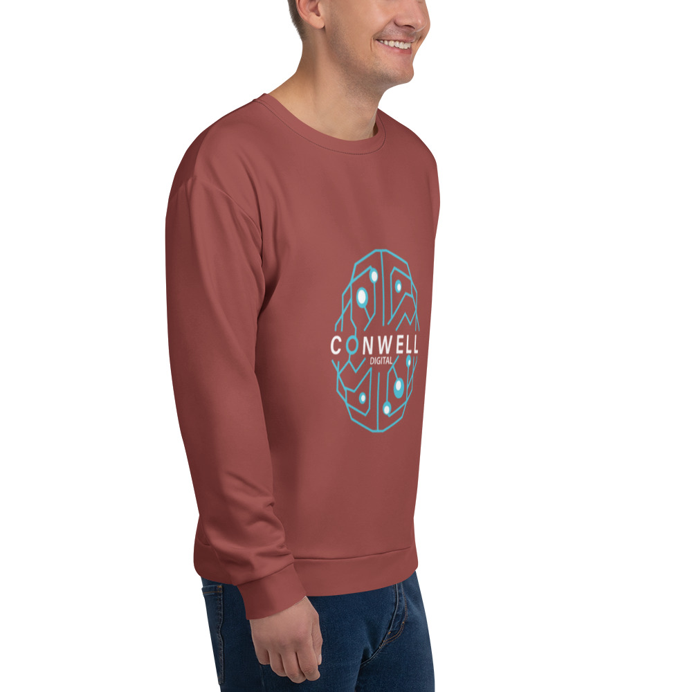 Red Conwell Unisex Sweatshirt - Image 13